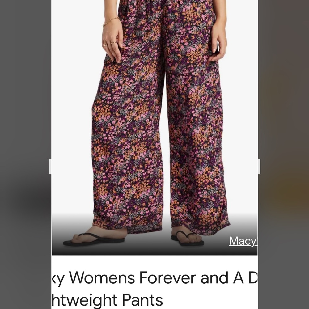 Roxy flowy pants